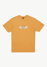 AFENDS Mens Sunshine - Retro Graphic T-Shirt - Mustard - Afends mens sunshine   retro graphic t shirt   mustard 