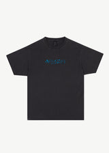 Afends Mens Melted - Boxy Logo T-Shirt - Stone Black - Afends mens melted   boxy logo t shirt   stone black 