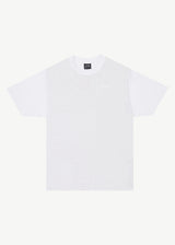 Afends Mens Staple - Hemp Boxy Logo T-Shirt - White - Afends mens staple   hemp boxy logo t shirt   white 