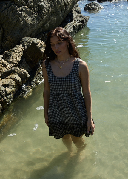 AFENDS Womens Jesse - Seersucker Mini Dress