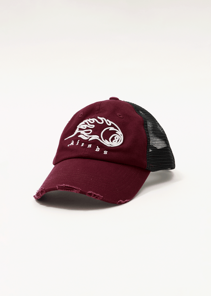 帽子 Beeden BDN FOAM PRINT MESH CAP AFENDS Mens Off Balance - Six Panel Mesh Cap - Port