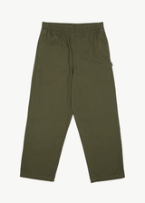 AFENDS Mens Ninety Eights - Recycled Elastic Waist Pant - Military - Afends mens ninety eights   recycled elastic waist pant   military 