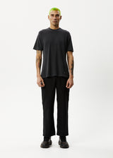 Afends Mens Richmond - Hemp Workwear Pants - Black - Afends mens richmond   hemp workwear pants   black 