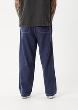 AFENDS Mens Pablo - Recycled Baggy Pant - Navy - Afends mens pablo   recycled baggy pant   navy 