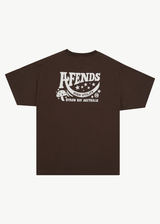 Afends Mens High Utility - Boxy T-Shirt - Coffee - Afends mens high utility   boxy t shirt   coffee 