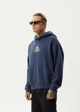 Afends Mens Let It Grow - Pull On Hood - Navy - Afends mens let it grow   pull on hood   navy 