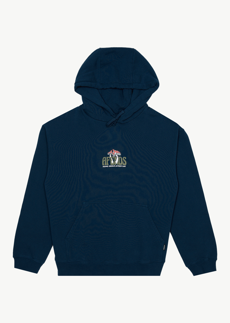Afends Mens Let It Grow - Pull On Hood - Navy