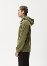 Afends Mens Questions - Pull On Hood - Military - Afends mens questions   pull on hood   military 