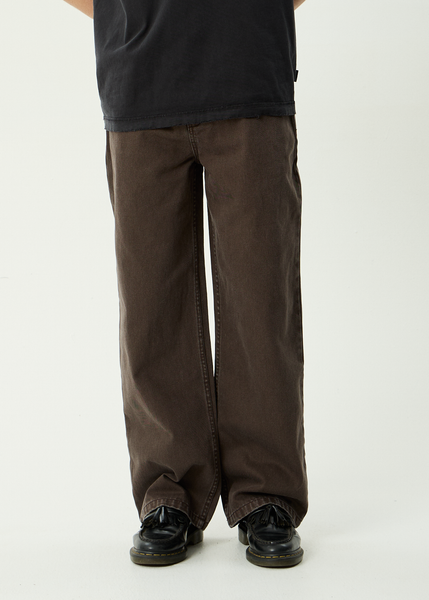 AFENDS Mens Pablo - Denim Baggy Jean - Washed Coffee AFENDS Mens Pablo - Denim Baggy Jean - Washed Coffee