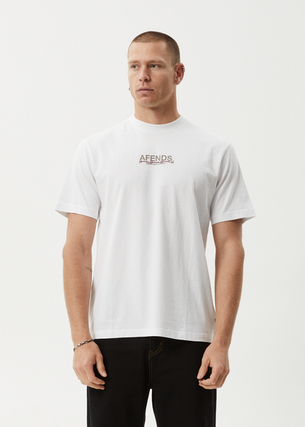 AFENDS Mens Vinyl - Retro Tee - Black