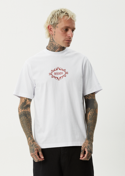 AFENDS Mens Classic - Retro Tee - Washed Marlin