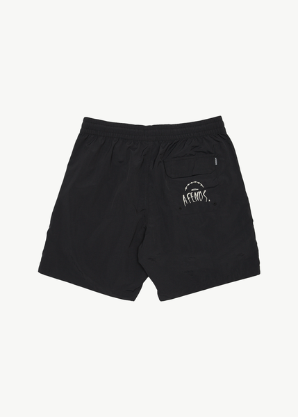 AFENDS Mens Deep State - Baywatch Swim Short 18