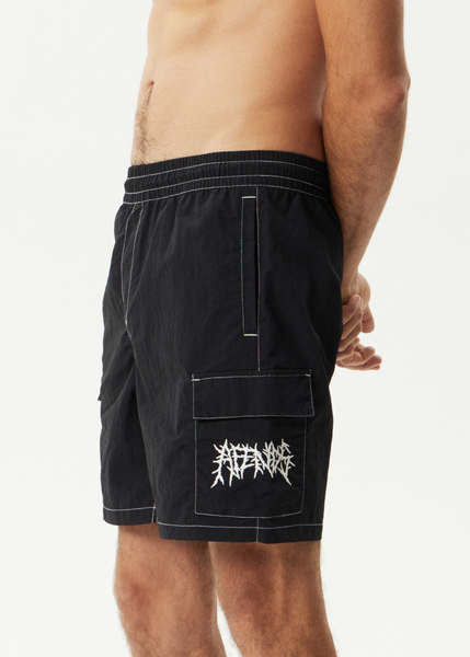 AFENDS Mens Sixsixsix - Baywatch Swim Short 18