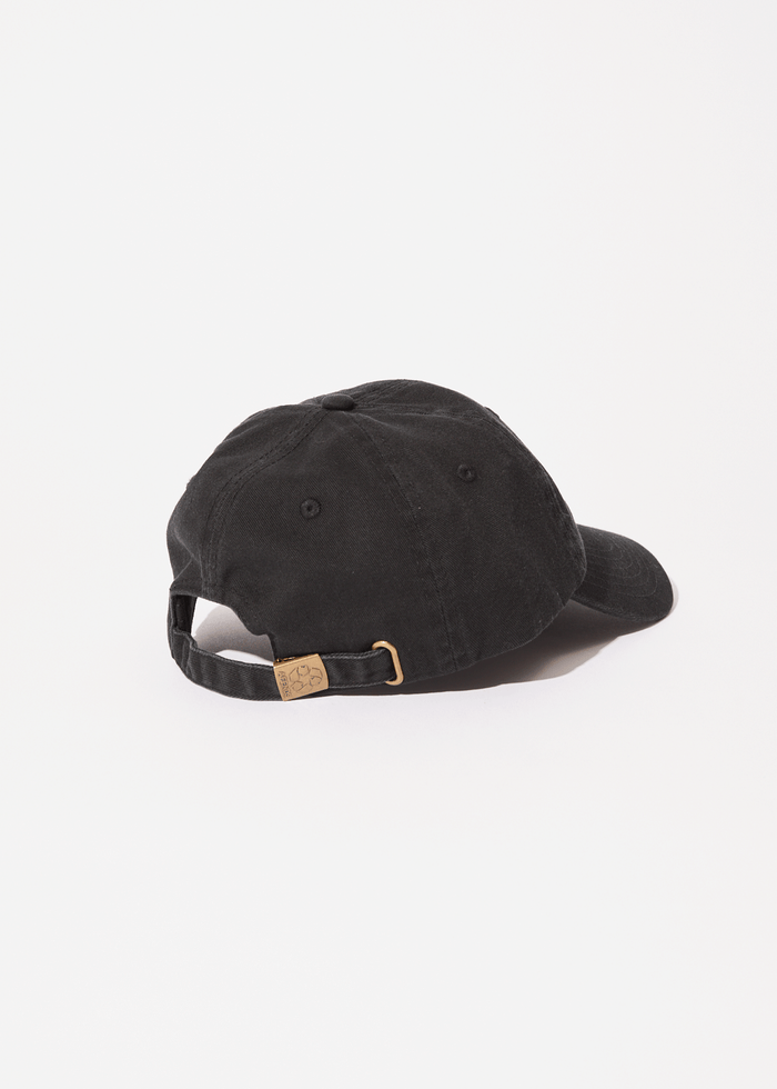 Afends Mens Questions -  Six Panel Cap - Washed Black 