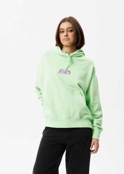 Lime hoodie top