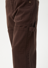 AFENDS Womens Moss - Carpenter Pant - Coffee - Afends womens moss   carpenter pant   coffee 