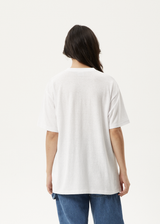 AFENDS Womens Worlds Above - Oversized T-Shirt - White - Afends womens worlds above   oversized t shirt   white 