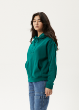 Afends Womens Blossom - Pull On Hood - Pine - Afends womens blossom   pull on hood   pine 