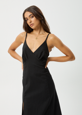 Afends Womens Business - Maxi Dress - Black - Afends womens business   maxi dress   black 