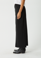 Afends Womens Business - Split Maxi Skirt - Black - Afends womens business   split maxi skirt   black 