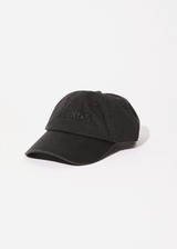 Afends Mens Questions -  Six Panel Cap - Washed Black - Afends mens questions    six panel cap   washed black 