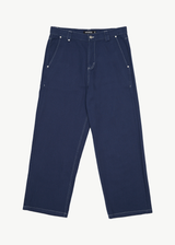 AFENDS Mens Pablo - Recycled Baggy Pant - Navy - Afends mens pablo   recycled baggy pant   navy 
