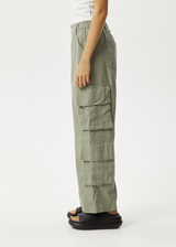 Afends Womens Midnight - Cargo Pants - Olive - Afends womens midnight   cargo pants   olive 
