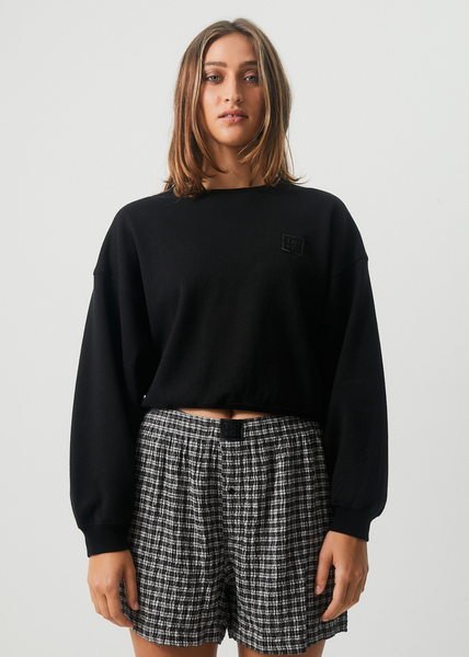 Cropped crew 2025 neck jumper