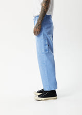 AFENDS Mens Richmond Polar - Denim Workwear Jeans - Faded Arctic - Afends mens richmond polar   denim workwear jeans   faded arctic 