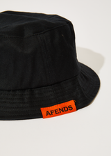 Afends Unisex Cosmic - Hemp Bucket Hat - Black - Afends unisex cosmic   hemp bucket hat   black 
