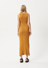 AFENDS Womens Femme - Knit Maxi Dress - Mustard - Afends womens femme   knit maxi dress   mustard 
