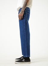 AFENDS Mens Ninety Twos - Hemp Denim Relaxed Jeans - Original Rinse - Afends mens ninety twos   hemp denim relaxed jeans   original rinse 