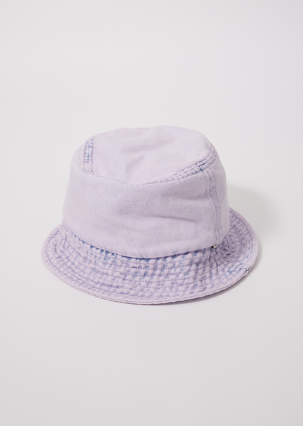 Zelly - Unisex Hemp Denim Bucket Hat - Vintage Orchid - Afends AU.