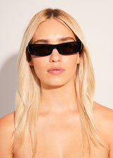 Afends Unisex Jet Fuel - Sunglasses - Gloss Black - Afends unisex jet fuel   sunglasses   gloss black 