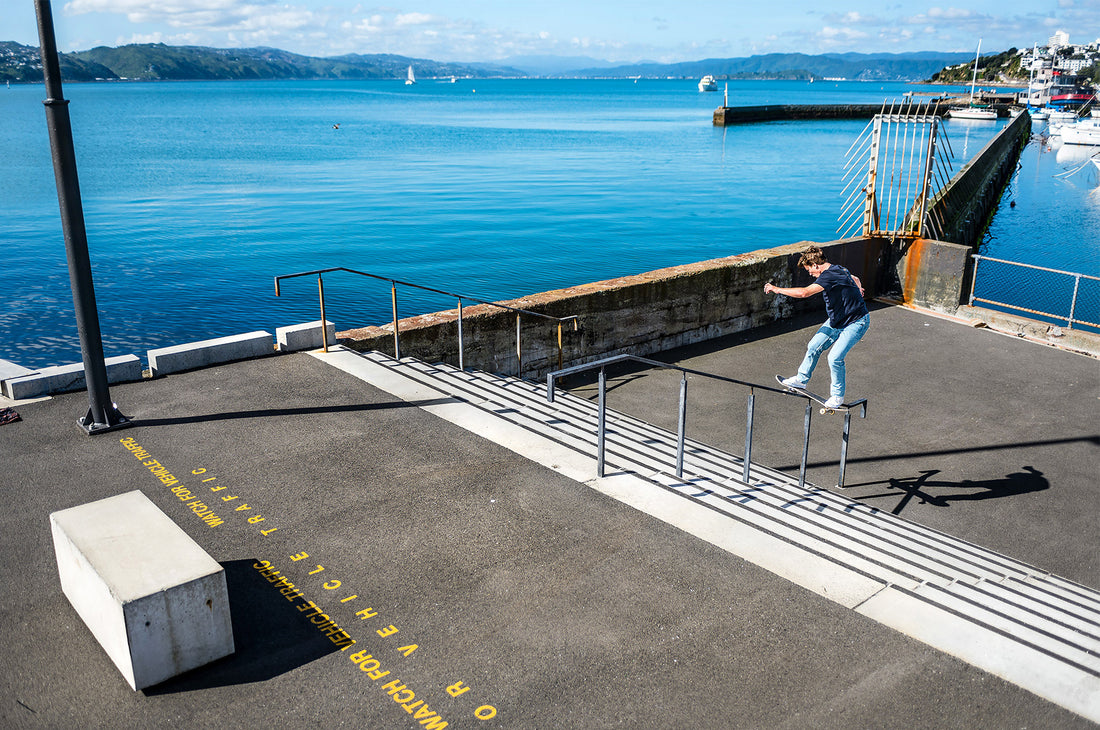 Afends Skate Team Does NZ: Bibi Bradbury BTS