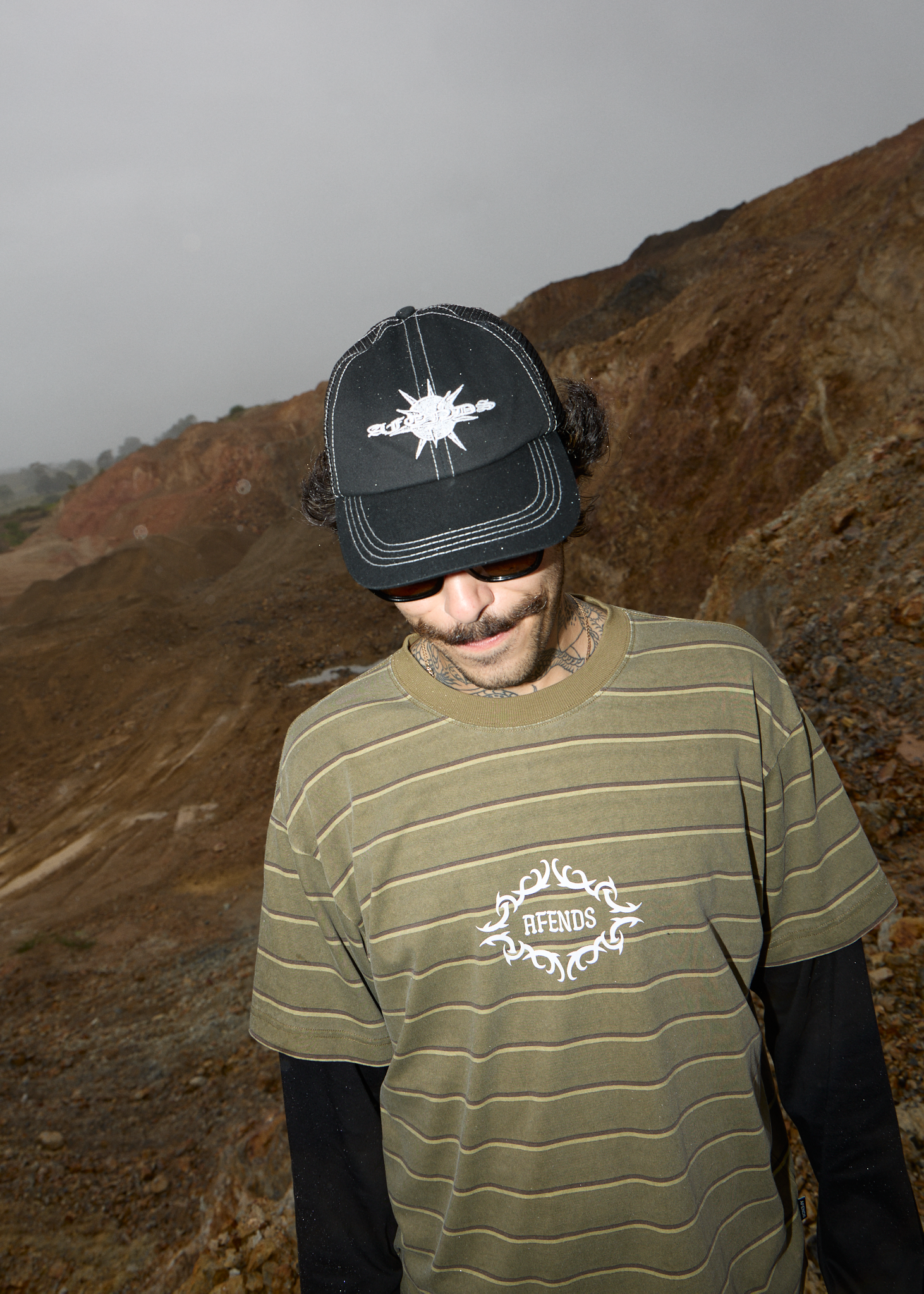 AFENDS Mens Spiked - Six Panel Cap - Black