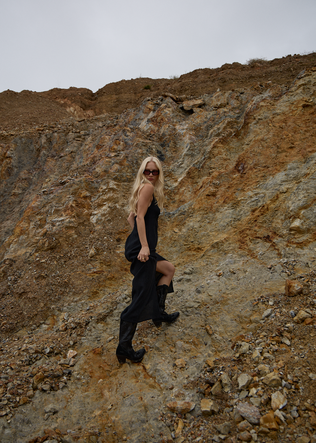 AFENDS Womens Andy - Halter Maxi Dress - Black