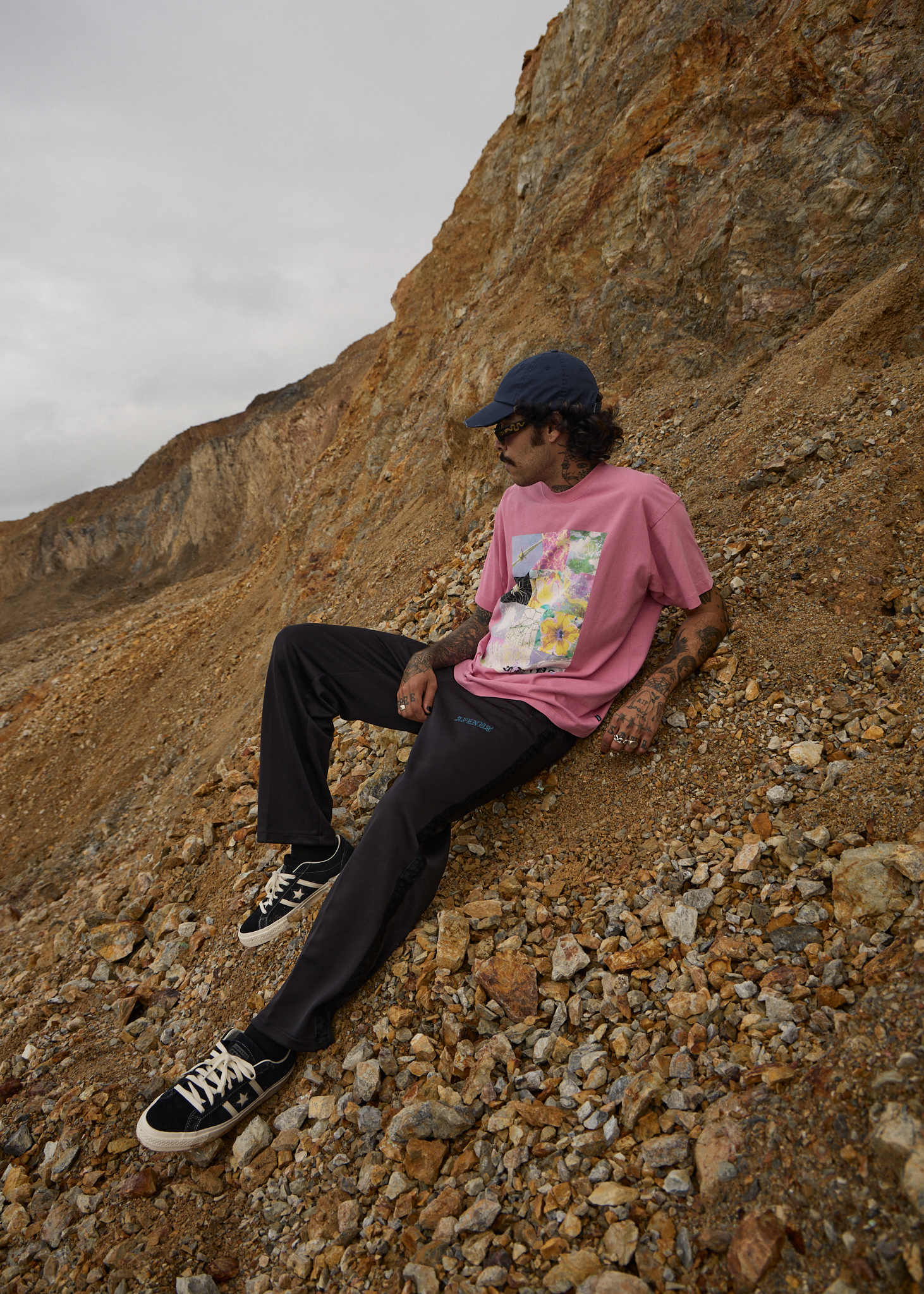 AFENDS Mens Spinal - Track Pant - Black