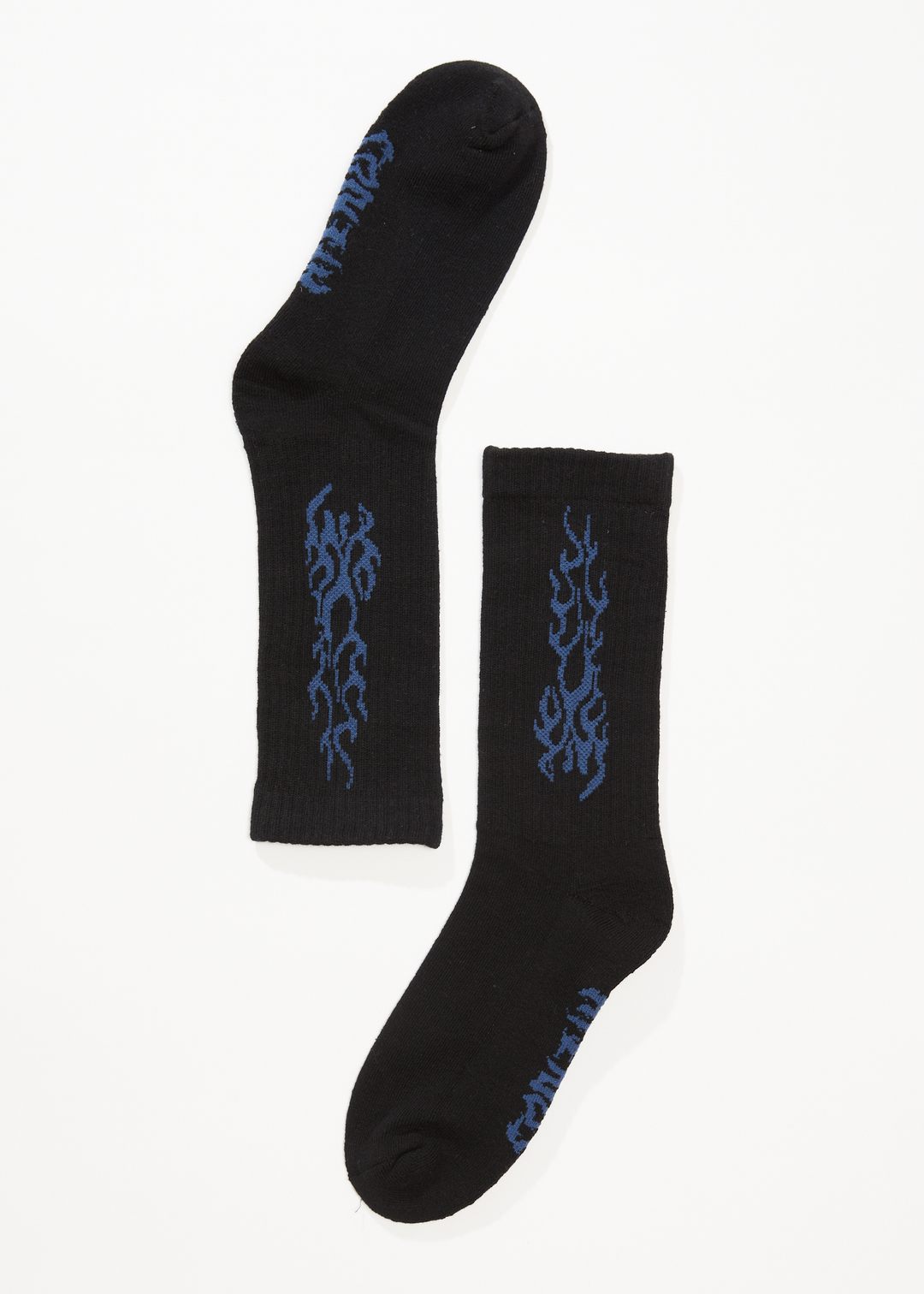 AFENDS Mens Scorched - Socks One Pack - Black 