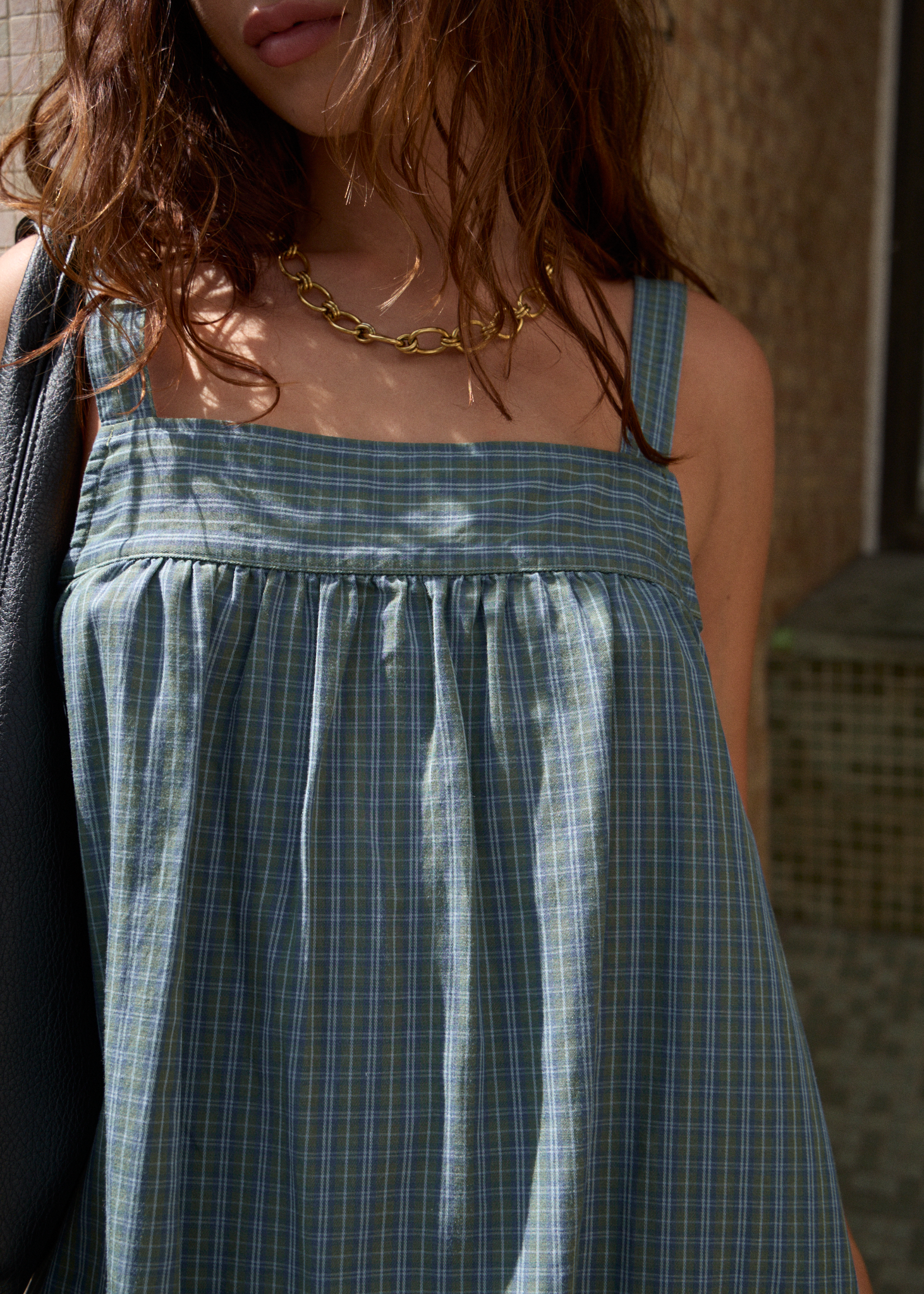 AFENDS Womens Voyager - Mini Dress - Deep Olive Voyager