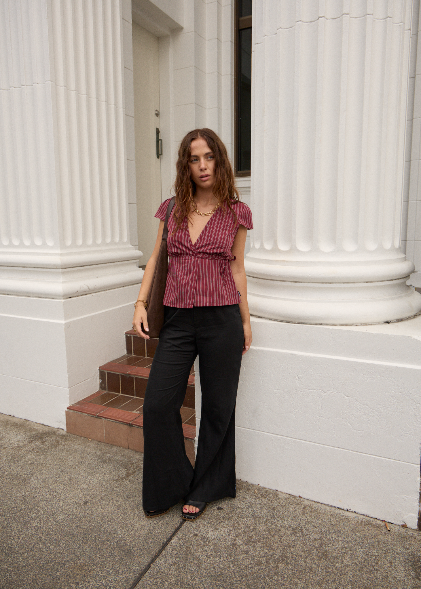 AFENDS Womens Birkin - Flares - Black