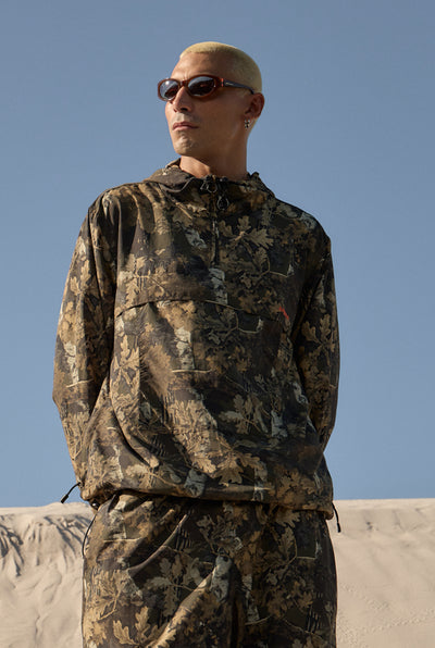 AFENDS Mens System - Water Resistant Spray Anorak Jacket - Find Me