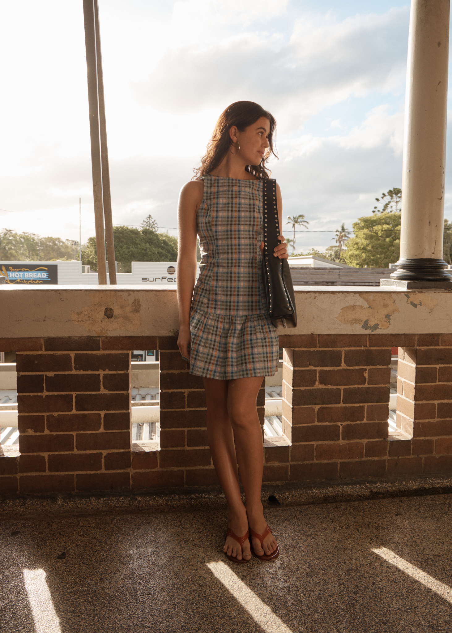 AFENDS Womens Amelie Check - Mini Dress - Multi