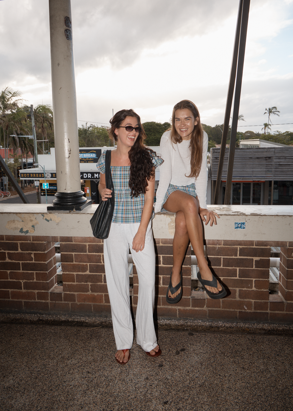 AFENDS Womens Amelie Check - Mini Top - Multi