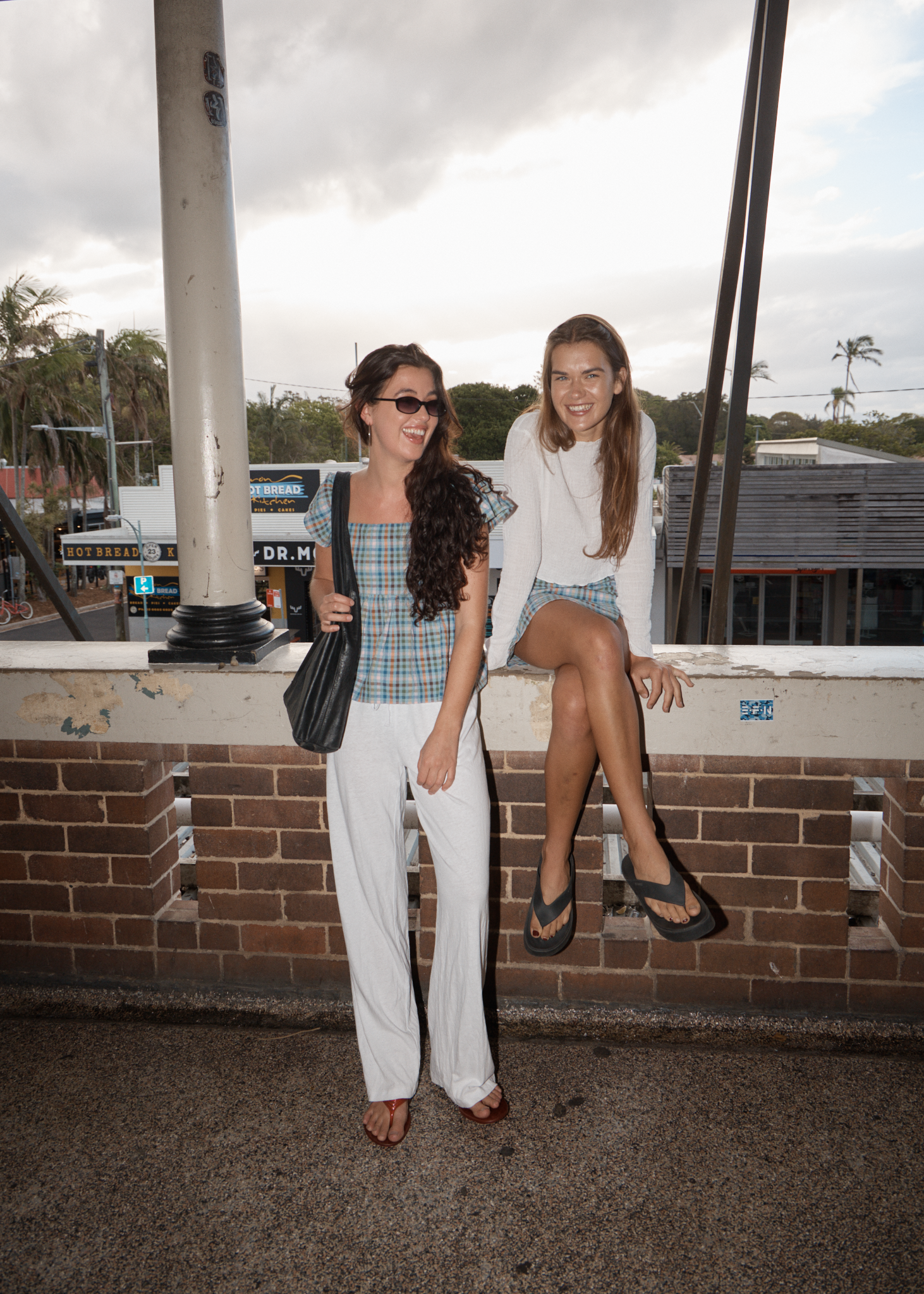 AFENDS Womens Amelie Check - Mini Top - Multi