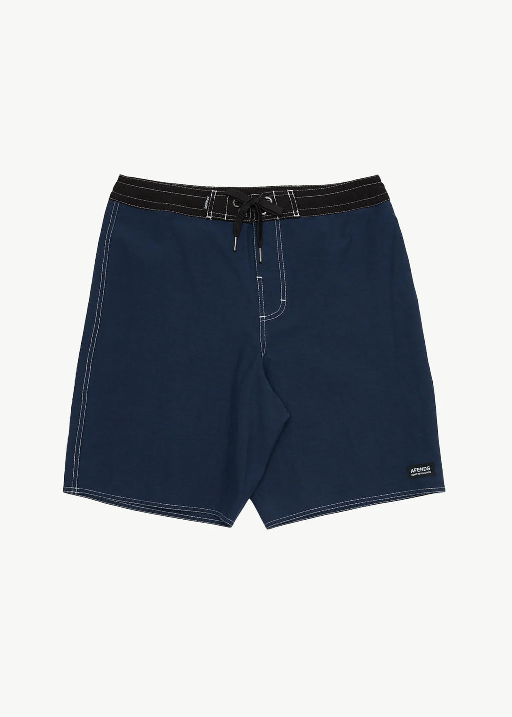 AFENDS Mens Surf Related - Fixed Waist Boardshort 20" - Navy