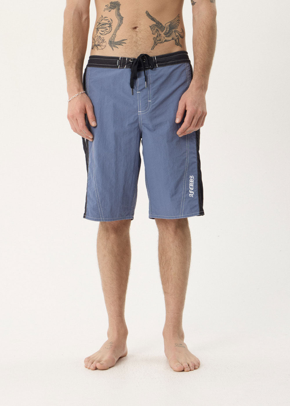 AFENDS Mens Forum - Surf Related V2 Boardshort 22" - Slate Blue