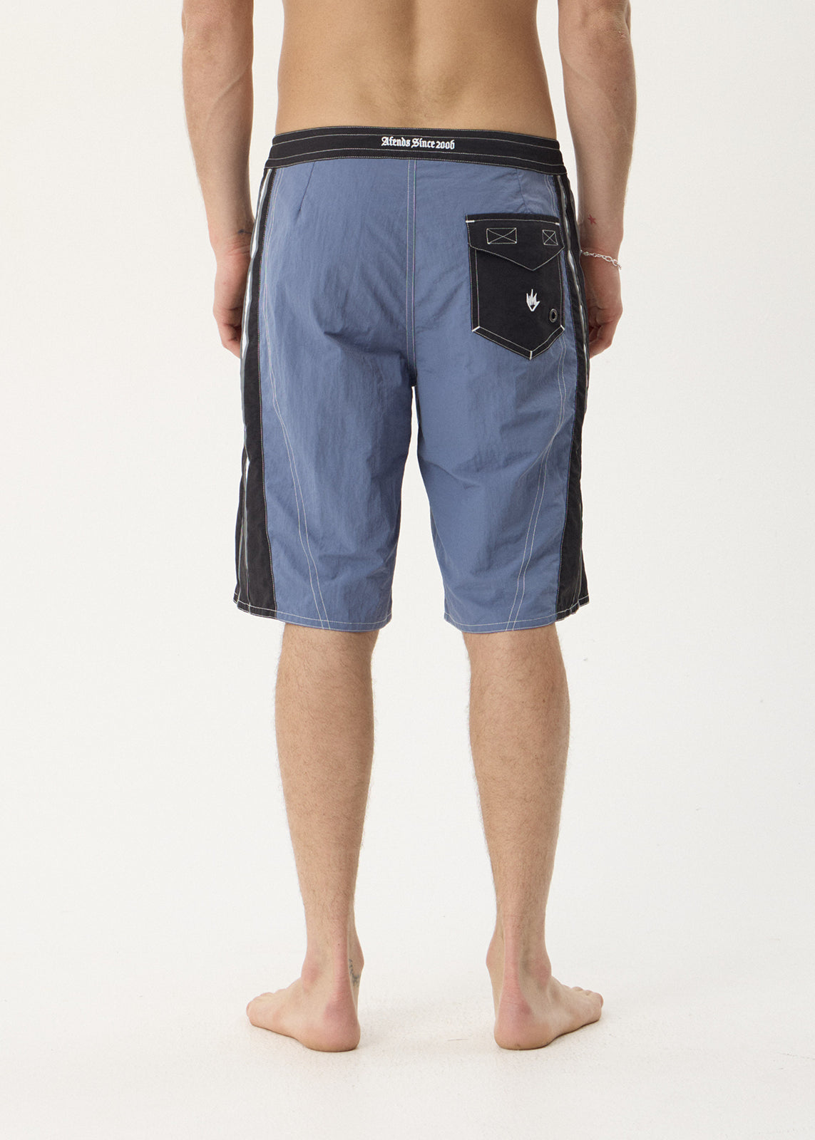 AFENDS Mens Forum - Surf Related V2 Boardshort 22" - Slate Blue
