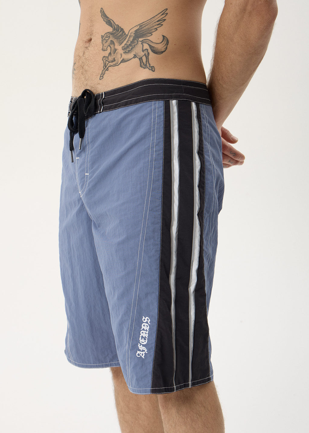 AFENDS Mens Forum - Surf Related V2 Boardshort 22" - Slate Blue