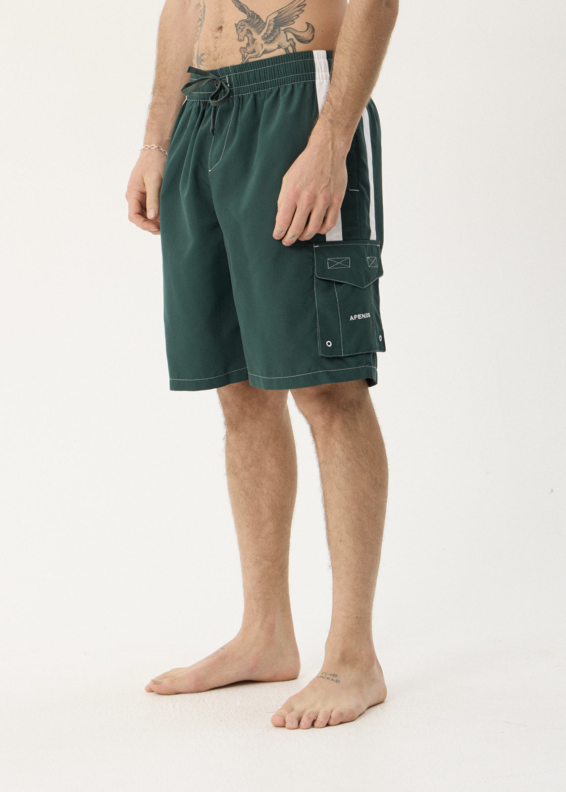 AFENDS Mens House Related - Cargo Short 21" - Pine